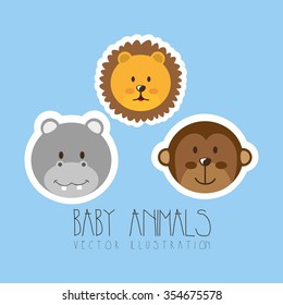 baby shower design, vector illustration eps10 graphic 