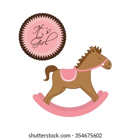 baby shower design, vector illustration eps10 graphic 