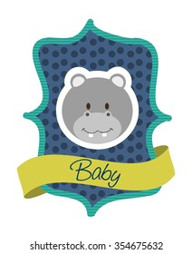 baby shower design, vector illustration eps10 graphic 
