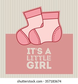 baby shower design, vector illustration eps10 graphic 
