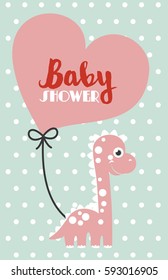 baby shower design. vector illustration