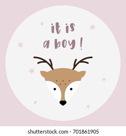 Baby Shower Design. Vector Illustration
