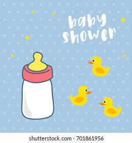 Baby Shower Design. Vector Illustration
