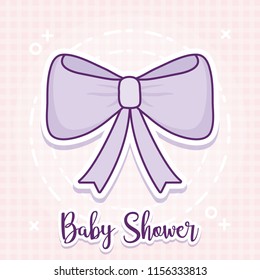 Baby shower design vector ilustration icon baby girls