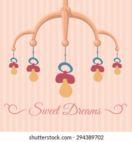 Baby shower digital design, vector illustration 10 eps graphic