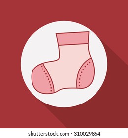 Baby Shower digital design, vector illustration eps 10