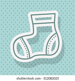 Baby Shower digital design, vector illustration eps 10