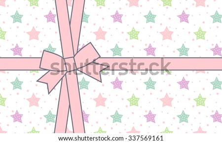 Baby Shower Envelope Invitation Gift Voucher Stock Vector Royalty