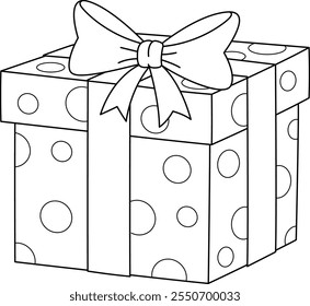 Baby Shower Gifts Isolated Coloring Page for Kids