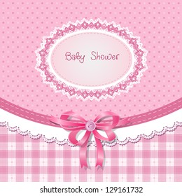 Baby Shower For Girl, Pink Pastel Tones