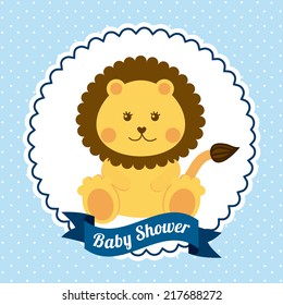 baby shower graphic design , vector illustration