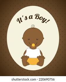 baby shower graphic design , vector illustration