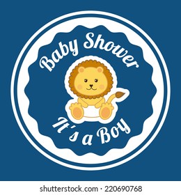 baby shower graphic design , vector illustration