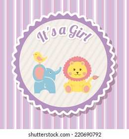 baby shower graphic design , vector illustration