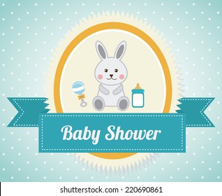 baby shower graphic design , vector illustration