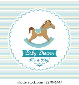 baby shower graphic design , vector illustration