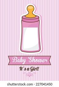 baby shower graphic design , vector illustration