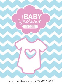 baby shower graphic design , vector illustration
