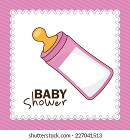 baby shower graphic design , vector illustration