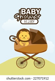 baby shower graphic design , vector illustration