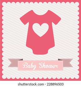 baby shower graphic design , vector illustration