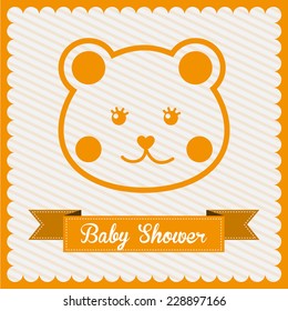 baby shower graphic design , vector illustration