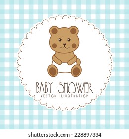 baby shower graphic design , vector illustration