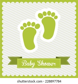 baby shower graphic design , vector illustration