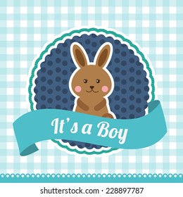 baby shower graphic design , vector illustration