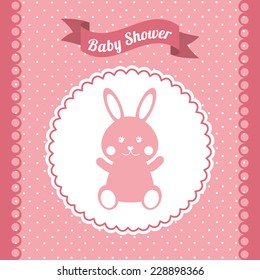 baby shower graphic design , vector illustration
