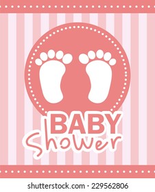 baby shower graphic design , vector illustration