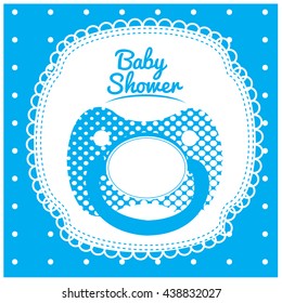 Baby shower graphic design, Vector illustration