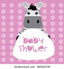 Baby shower graphic design, Vector illustration