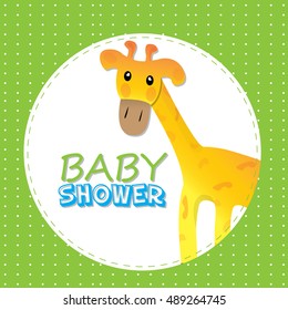 Baby shower graphic design, Vector illustration