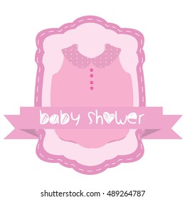 Baby shower graphic design, Vector illustration