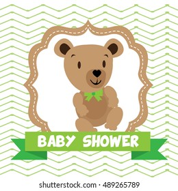 Baby shower graphic design, Vector illustration