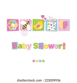 baby shower greeting card