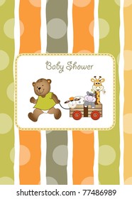 baby shower greeting card