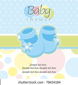 Baby shower greeting card