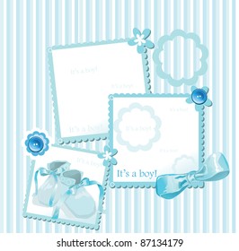 Baby shower greeting card