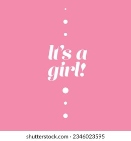 Baby shower He or she Boy or Girl gender reveal its a boy its a girl it's a boy it's a girl text with dots