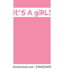 Baby shower He or she Boy or Girl gender reveal its a boy its a girl it's a boy it's a girl text