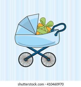 baby shower icon design 