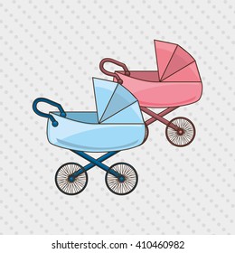 baby shower icon design 
