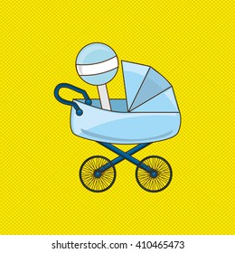 baby shower icon design 