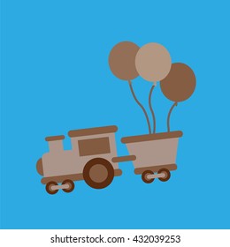 baby shower icon design 