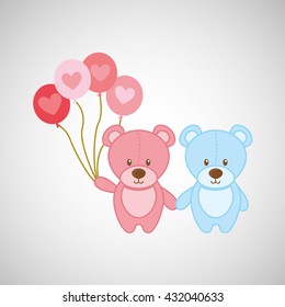 baby shower icon design 