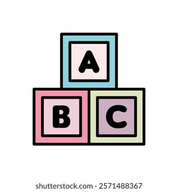 Baby shower icon design element. Baby shower icon illustration