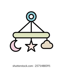 Baby shower icon design element. Baby shower icon illustration