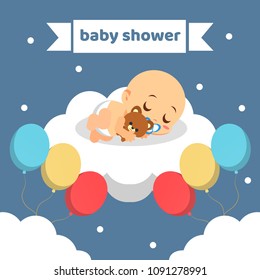 Baby Shower Illustration